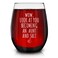 shop4ever Wow, Look At You Becoming an Aunt Engraved Stemless Wine Glass 15 oz. Promoted to Aunt New Auntie