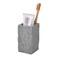 Granite Effect Toothbrush Holder for Bathroom (4.3 x 2.6 x 2.6 Inches) Toothbrush and Toothpaste Holder, Toothbrush Holders