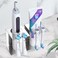 Toothbrush Head Holders, YAYINLI Stainless Steel Electric Tooth Brush Head Holder, Wall Mounted Toothpaste Holder for Bathrooms Shower, Adhesive Tooth Brushing Holder Razor Holder Organizer Storage
