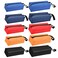 Voittozege 10 Pack Canvas Tool Pouch of Two Sizes, Versatile Zippered Tool Bags Waterproof Oxford Cloth Tote Bags with Zipper, Heavy Duty Tool Organizer for Multipurpose Storage, 5 Colors