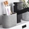 Toothbrush Holder for Bathroom (5.1 x 3.7 x 2.6 Inches) Toothbrush and Toothpaste Holder, Toothbrush Holders Grey