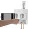 Linkidea Toothbrush Holder with 2 Toothpaste Squeezers, 4 Slot Tooth Brush Hanger, Wall Mount Toothpaste Dispenser for Shower Bathroom, Compatible with Oral-B CrossAction, Colgate Extra Clean