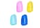 Generic 4 Pack Travel Toothbrush Head Covers Toothbrush Protector Cap Brush Protective Portable Plastic Clip for Household Travel, Camping, Bathroom, School, Business, Blue, Orange, Green, Purple