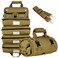 Tomorotec Heavy Duty Roll Up Tool Bag Organizer, Tool Roll Bag, Tool Roll Up Bag with 2 Detachable Pouches, Labeled Compartments &amp; Expandable Pockets - Compact, Portable Storage for Tools