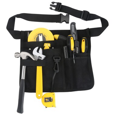 Tool Belt Pouch for Maintenance Tool Pouch Bag Tool Organizer Technician Waist Tool Bag with Multiple Pockets &acirc;&euro;&brvbar; (black)