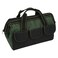 Heavy Duty with Waterproof Molded Base Large Tool Bag, 16in Top Wide Mouth Tool Bag, Multi Functional Large Capacity Portable Handheld Tool Tote Bag for Organizer Storage (OD Green)