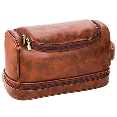 Foraineam Toiletry Bag, Large Hanging Toiletry Cosmetic Travel Bags for Men and Women, Unisex Travel Organizer Kit with Hanging Hook, Water-resistant Men's Toiletries Bathroom Shaving Bags