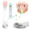 Moosec Tongue Scraper Cleaner, Bad Breath Treament&amp;Get Rid of White Tongue, 100% BPA Free Medical Grade Stainless Steel Tongue Scrubber for Oral Care Dentist Recommendation