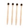 4pcs Bamboo Wood Tongue Scraper Adult Toothbrush Tongue Scraper for Adults Tongue Cleaners Accessories Hand Squeegee Tooth Brush Tongue Accessories Nylon Draft Board
