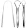 3 Pack Metal Tongue Scraper,Stainless Steel Tongue Scraper for Adults Mouth Cleaning