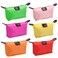 JLNGTHONG 6 Pieces Cosmetic Pouch, Dumpling Shape Makeup Pouch Travel Toiletry Bag Organizer Foldable Waterproof Bulk Makeup Bags with Zipper for Women