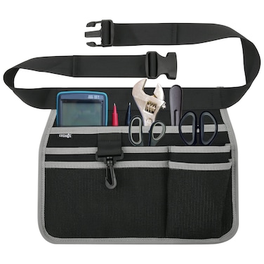 Cosmos Waist Tool Bag Tool Belt Hand Tools Organizer Adjustable Waist Belt Pouch Bag with Hooks for Handy Tools Storage