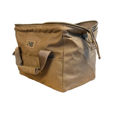 Atlas 46 Wide-Mouth Tool Tote Bag, Durable Transport and Storage for Hand and Power Tools, Coyote Brown - Berry Compliant - Made in the USA