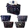 Xuniea 4 Pcs Small Witch Makeup Bag Gifts for Women, Friends, Mushroom Hostess Cosmetic Bag with Zipper New Year Birthday Gifts Moon Girls Pouch, Tarot Card Goth Black Toiletry Travel Holiday Purse