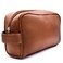 Parker Full Grain Leather Dopp Kit &acirc;&euro;&ldquo; Handmade Full Size Saddle Brown Leather Toiletry Bag Leather/Dopp Kit/Travel Bag for Effectively Carrying and Storing Toiletries