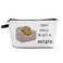 YULUENZE Potato Present Couch Potato Storage Bag Cute Potato Unique Makeup Bag Toiletry Pouch With Zipper Funny Cosmetic Bag Inspirational Birthday Gifts for Women Friends BFF