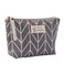 Yiasangly Portable Large Capacity Cosmetic Bag, Travel Makeup Organizer, Toiletry Bag&iuml;&frac14;&OElig;Canvas Cosmetic Bag, Fabric Wash Bag, Zipper Pouch, Coin Purse, Travel Storage Bag for Women Girls - Grey Arrow