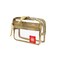 Rough Enough Quart Size Travel Bag TSA Approved Clear Makeup Toiletry Bag for Purse Traveling Women 311 TSA Compliant Khaki