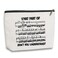 kdxpbpz Music Teacher Gifts, Funny Music Cosmetic Bag, Teacher Appreciation Gifts, Teachers Day Gifts, Travel Toiletry Makeup Organizer Zipper Pouch - What Part Don't You Understand