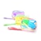 YVIEHTTEM Clear Travel Toiletry Bag Small Makeup Cosmetic Pouch Organizer with Zipper TSA Approved Reusable Size 3Ps Plastic Stuff Mini Set for Women Carry on International Traveling Accessories Kit