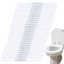 Affrolling 3000 Pcs Sanitized Toilet Seat Strip Paper 16-1/2" Wide x 1-1/2" Toilet Stickers Toilet Seat Bands Strips Hotel Essentials Sanitized Blue and White Toilet Strips for Hotels Motels Hospitals