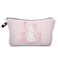 Livel lhood Bunny Gifts Cartoon Rabbit Makeup Bag Cute Small Makeup Organizer Bag Travel Toiletry Zipper Pouch Easter Bunny Gift Cartoon Rabbit Cosmetic Bag for Women Friends