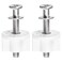 uxcell 2 Set Toilet Seat Hinge Bolt Screw, M7x47mm Toilet Seat Hinge Fixings for Top Mounting Toilet Seat Hinges Toilet Seat Replacement Parts Kit