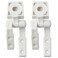 napkery Lncludes 2pcs Toilet Pair Plastic Seat Hinge Seat Covers Bolts Kit Toilet Toilet