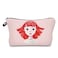 LOOMILOO Travel Makeup Bag Small, Toiletry Pouch Adorable Roomy Travel Water Resistant Cosmetic Purse Accessories Organizer Women Gift(Fashion Lady 55971)