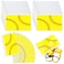 Sweetude 50 Pcs Softball Makeup Bag Bulk EVA Waterproof Sport Cosmetic Bags Softball Gifts Softball Party Favors Portable Toiletry Zippers Travel Pouch for Girls Women Players Team, Yellow