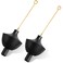 Enhon 2 Pack Toilet Tank Ball and Toilet Float Rod, Rubber Toilet Float Ball with Guide Tip, Universal Fit Tank Ball with Brass Rod, Toilet Tank Float Ball and Rod for Common Leak or Toilet Problem