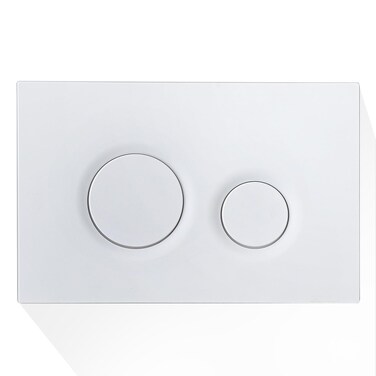 OasisFlow Wall Hung Toilet Water Tank Flush Plate, Compatible with TOTO TYT930#WH Toilet Replacement Parts, Durable Plastic, Noise-Reducing Panle, Easy Installation, Matte White