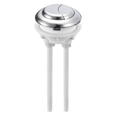 uxcell Toilet Tank Button Dual Push Flushing Toilet Button Adjustable Replacement Button for 48mm(1.89") Hole Toilet Water Tank