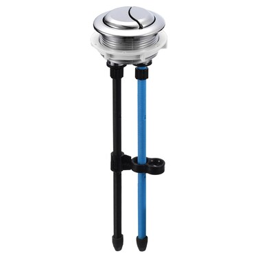 uxcell Toilet Tank Button, 48mm(1.89") Thread Diameter Dual Push Flushing Toilet Button Adjustable Replacement Button for Toilet Water Tank