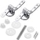Leheybia 1 Pcs Toilet Lid Hinge Toilet Seat Lid Hinges Replacement Parts Toilet Seat Fittings With Screws And Accessories for Toilet Seat Repair Replacement
