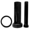 PuritySage Wall Hung Toilet Tank Connector Set with Extended Pipes,Compatible with Geberit 152.441.46.1,Toilet Replacement Parts with HDPE Material,Easy Installation