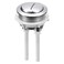 uxcell Toilet Tank Button Dual Push Flushing Toilet Button Adjustable Replacement Button for 48mm(1.89") Hole Cistern Lid