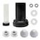 PuritySage Wall Hung Toilet Tank Pipe Connector Set,Compatible with Geberit 152.404.46.1/240.752.11.1,Toilet &amp; Bidet Replacement Parts with HDPE Plastic,Easy Installation