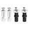 uxcell Toilet Seat Hinge Fixings, Plastic Toilet Seat Screws and Bolts with Rubber and Plastic Nuts for Top Mounting Toilet Seat Hinges Toilet Seat Replacement Parts Kit