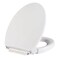 Traditional Elongated SoftClose Toilet Seat Compatible with TOTO SS114/SS115/SS154/SS204/SS224,Toilet Seat Replacement with Bolts,Cotton White