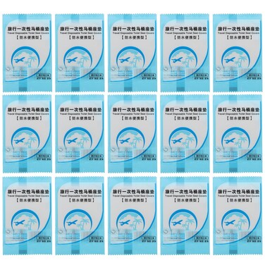 DOITOOL 50PCS Disposable Toilet Seat Covers for Travel Toilet Seat Covers Disposable Toilet Mats Toilet Pads Disposable Toilet Cover Toilet Seat Cover Paper
