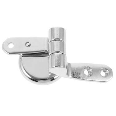 POPETPOP Toilet Seat Hinges Replacement: Metal Toilet Lid Hinge with Screw Toilet Cover Hinge Toilet Seat Hinge Mountings for Flush Toilet Cover, Not Easy to Fall Off