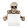 Sumnacon Skull Toilet Paper Holder, Resin Wall Mount Toilet Paper Roll Holder- Evil Skeleton Toilet Paper Holder Dispenser Wall Decoration for Halloween, Gothic, Ghost Festival