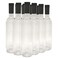 nicebottles Plastic Wine Bottles &amp; Screw Caps, Clear, 750ml - Pack of 12
