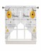Bee Theme Swag Valance Curtains Home is Where Your Honey is Bee Rustic Wood Board Rod Pocket Kitchen Curtains Scalloped Window Treatment Valances Swag Curtains for Living Room, 1 Pair, 28"W x 36"L