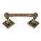 Vicenza Designs TP9001 Sforza Spring Toilet Paper Holder, Antique Brass