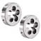 uxcell 1/2-20 UNF Round Die, Machine Thread Right Hand Threading Die, Alloy Tool Steel Screw Thread Cutting Die, 2pcs
