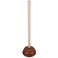 DOITOOL Rubber Toilet Plunger Suction Cup, Heavy Duty Plunger Long Wooden Handle Toilet Bowl Plunger Pump Clogged Toilet Solution for Bathroom Stores