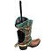 Western Boot Toilet Brush Holder - Rustic Bathroom D&Atilde;&copy;cor with Cowboy Boot Design