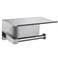 XVL Toilet Tissue Paper Holder with Mobile Phone Storage Shelf Brushed SUS304 Stainless Steel G329A